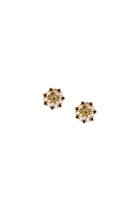 Enamel Stud Earrings | Anita Dongre
