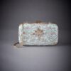 Sea Green Embroidered Clutch