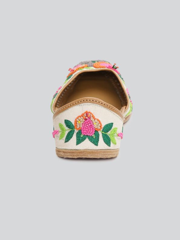 Multi Leather Mojari