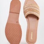 Multicoloured Embroidered Flat04