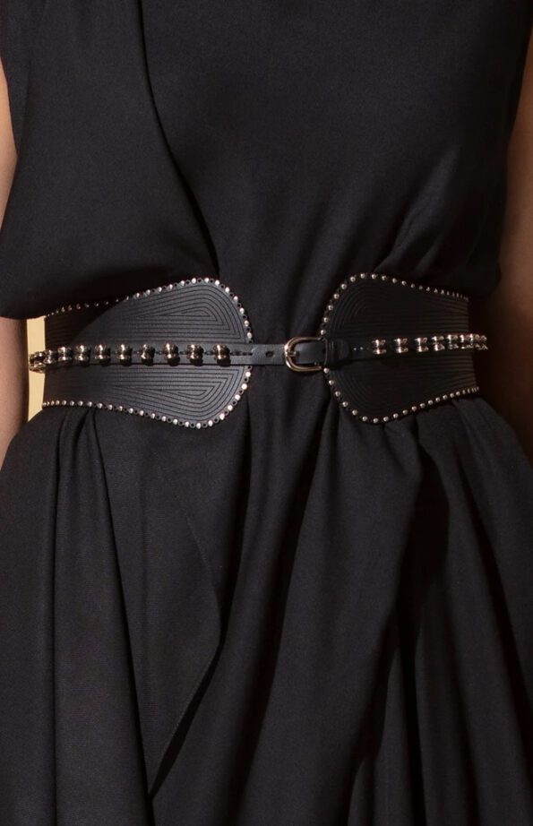 Ngozi Black Belt In Leather02