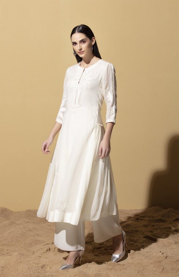 Wageza Ivory Tunic Set 02