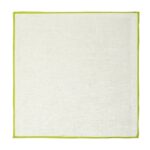 Lime Linen Pocket Square