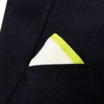Lime Linen Pocket Square