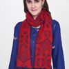 Blue Floral Stole