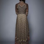 Ikat Asymmetrical Gown