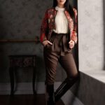 Red Floral Jacket