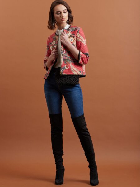 Red Floral Jacket