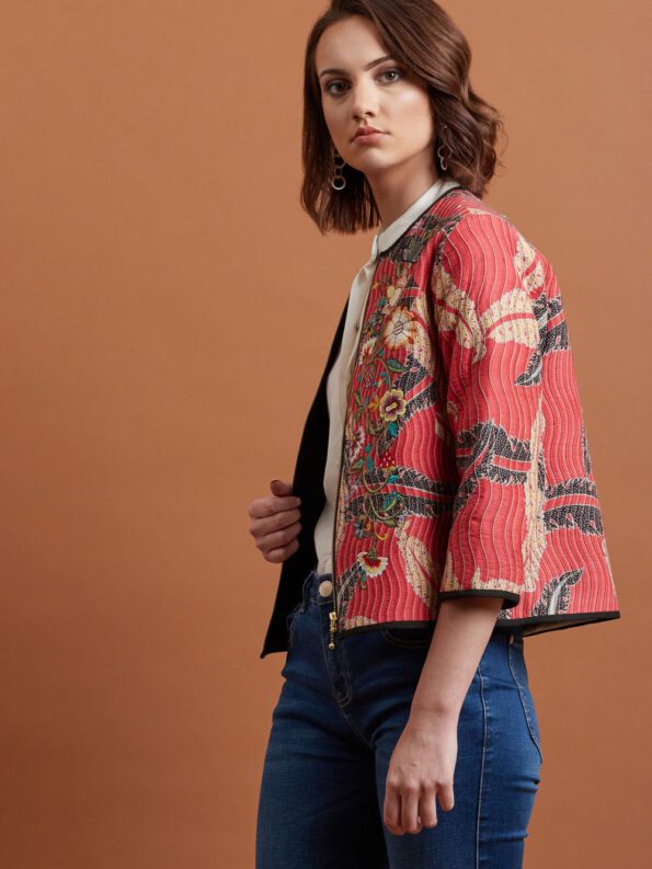 Red Floral Jacket