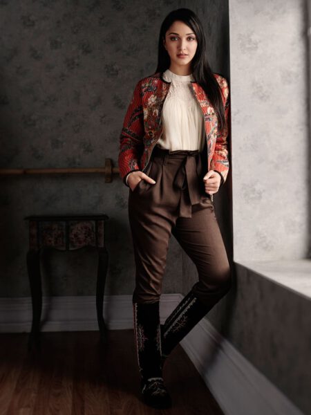 Red Floral Jacket