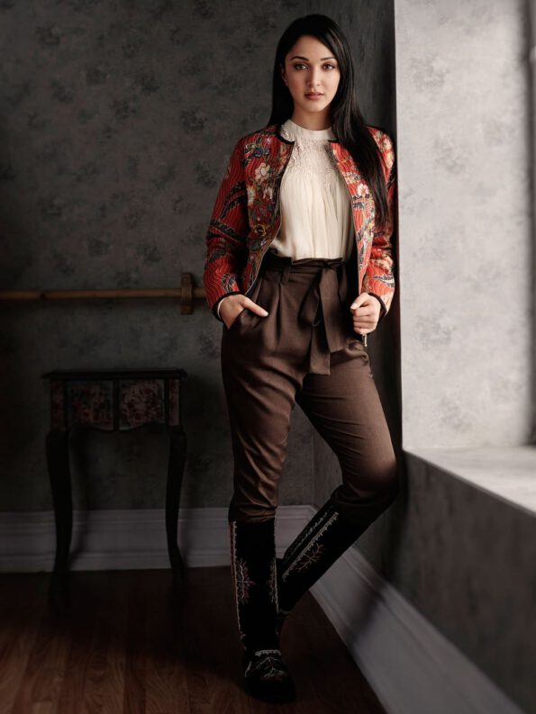 Red Floral Jacket