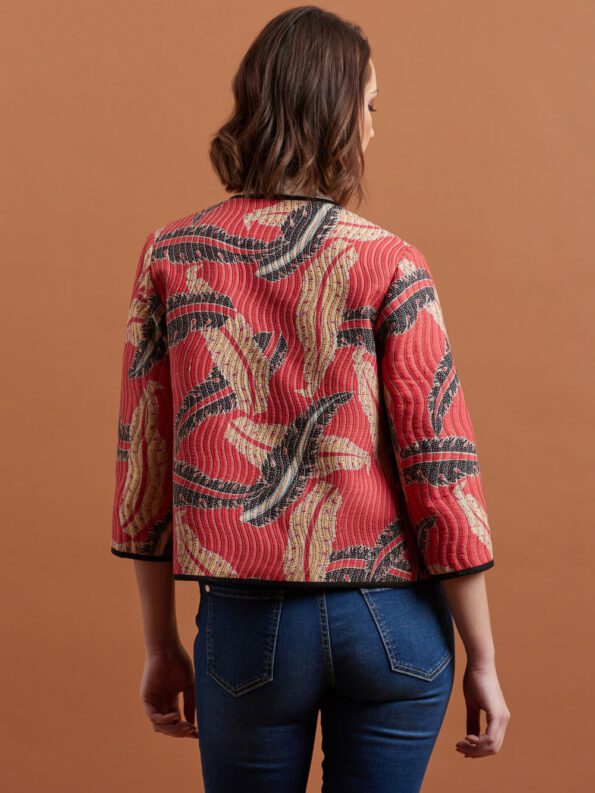 Red Floral Jacket