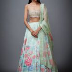 Floral Print Lehenga