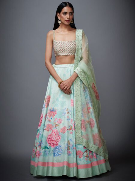 Floral Print Lehenga