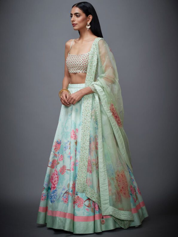 Floral Print Lehenga