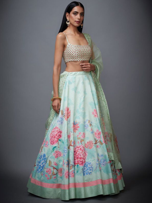Floral Print Lehenga