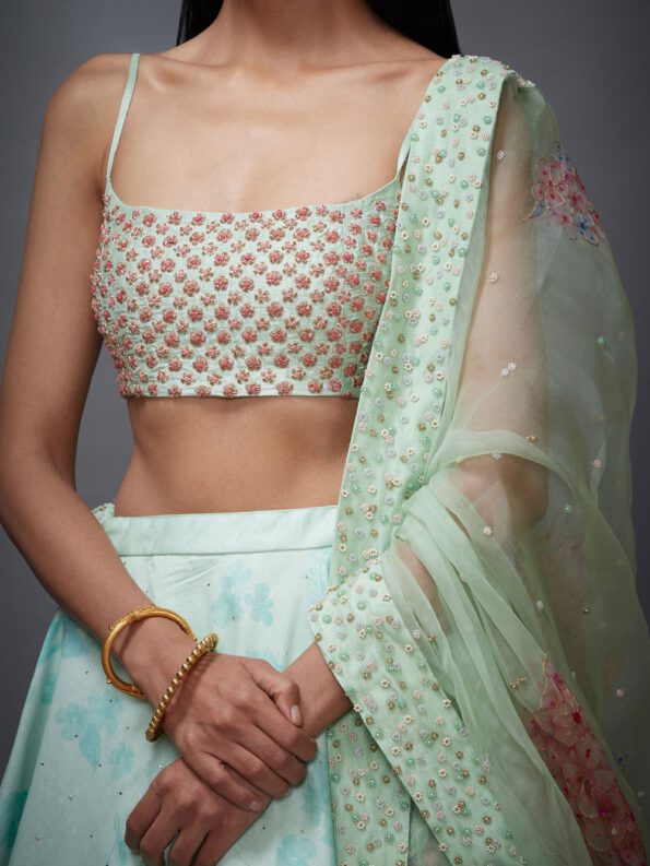 Floral Print Lehenga