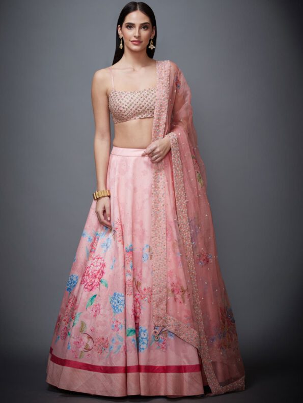 Floral Print Lehenga