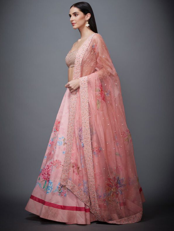 Floral Print Lehenga