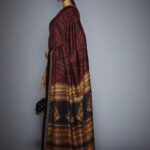 Burgundy Zardozi Saree