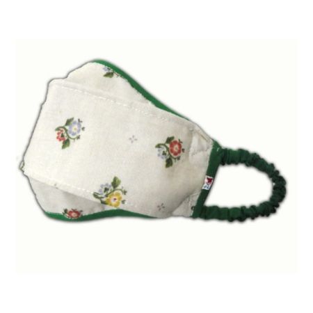 Green Floral 3D Face Mask | DesignersCloset