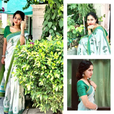 Saree is not only an outfit it’s an identity for a Woman!