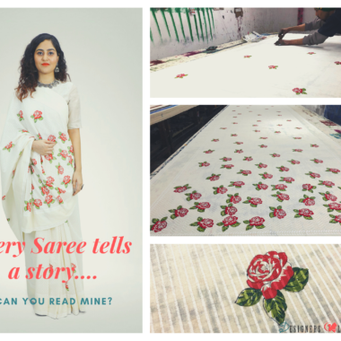 Every saree tells a story. Can you read mine? When unsure, wear a saree!